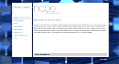 Desktop Screenshot of nordic-ncpo.com